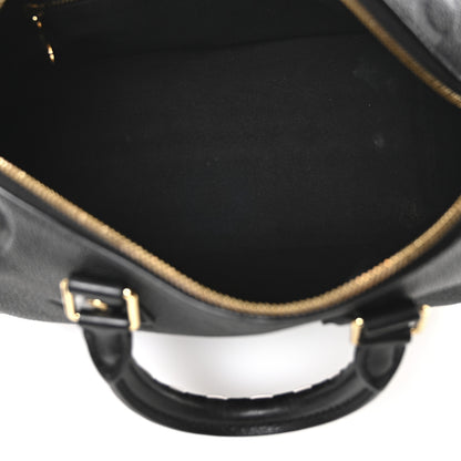 Louis Vuitton Empreinte Monogram Giant Wild At Heart Speedy Bandouliere 25 Black 5 of 9