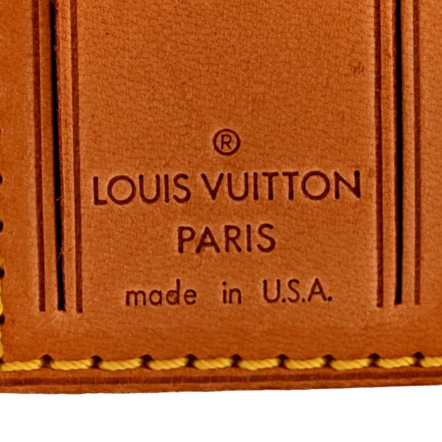 Vachetta Luggage Tag