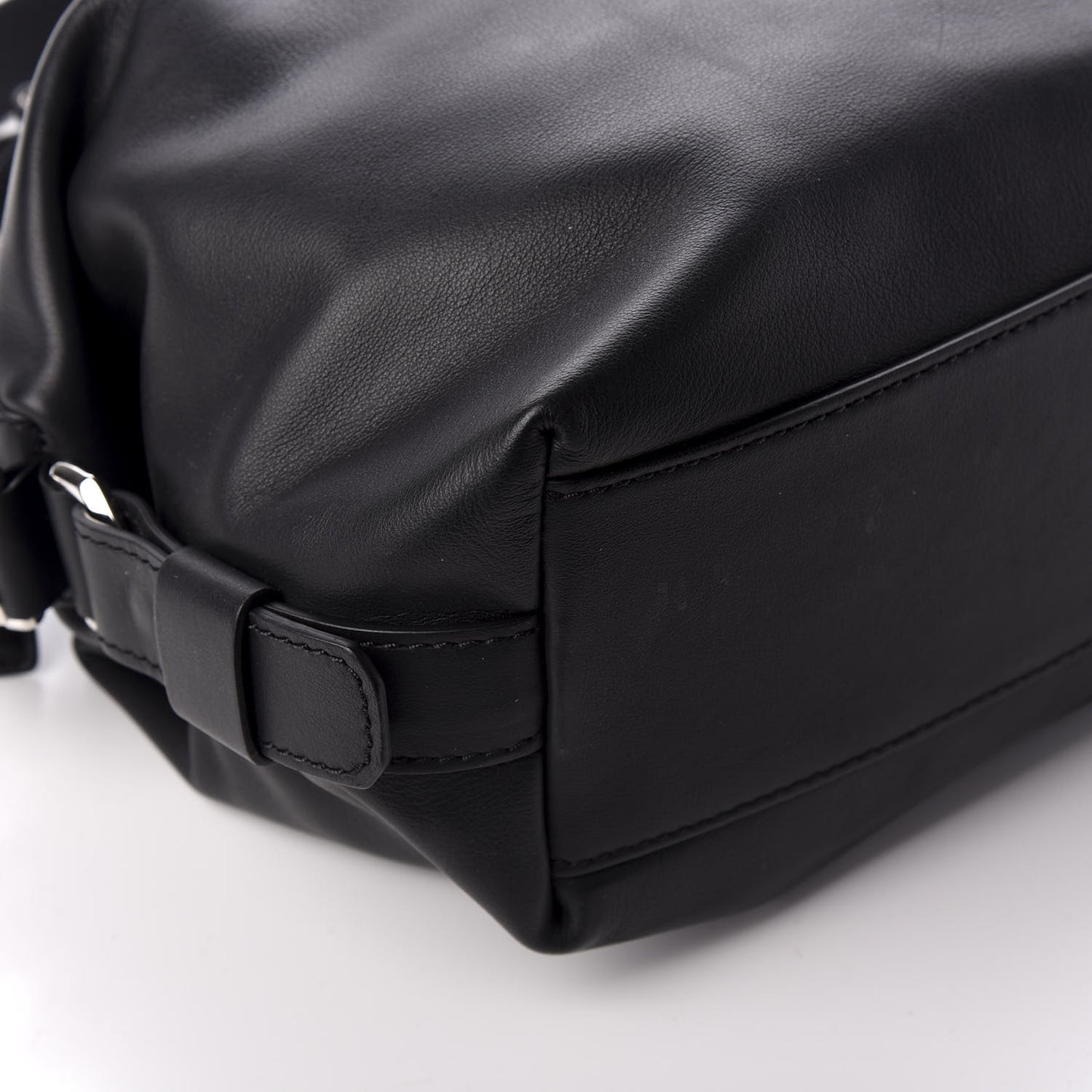 Calfskin Star Embellished Small Nightingale Black
