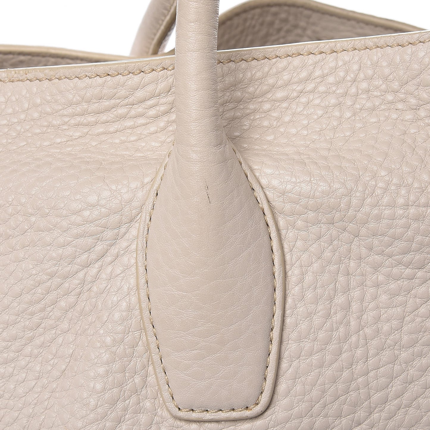 Cervo Deerskin Tote Talco