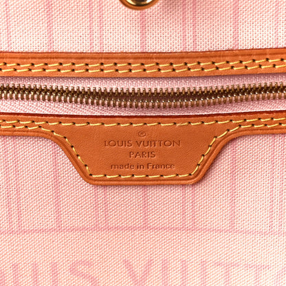 Louis Vuitton Damier Azur Neo Neverfull MM Rose Ballerine 9 of 15