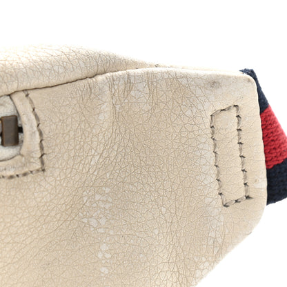 Gucci Grained Calfskin Logo Belt Bag White 12 of 14