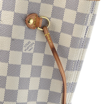 Louis Vuitton Damier Azur Neverfull MM 10 of 10
