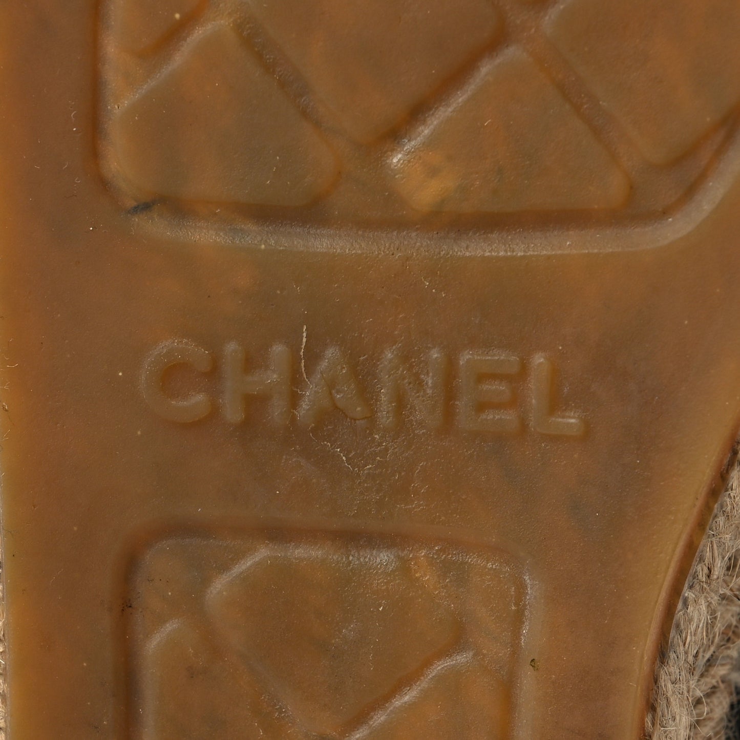 Lambskin CC Espadrilles 38 Black