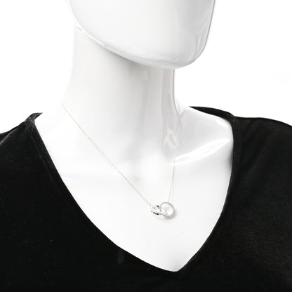 Tiffany Sterling Silver 1837 Interlocking Circles Pendant Necklace 2 of 6