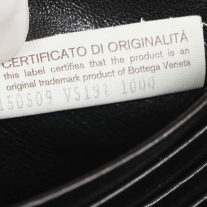 Bottega Veneta Ayers Snakeskin Continental Wallet Nero 9 of 9