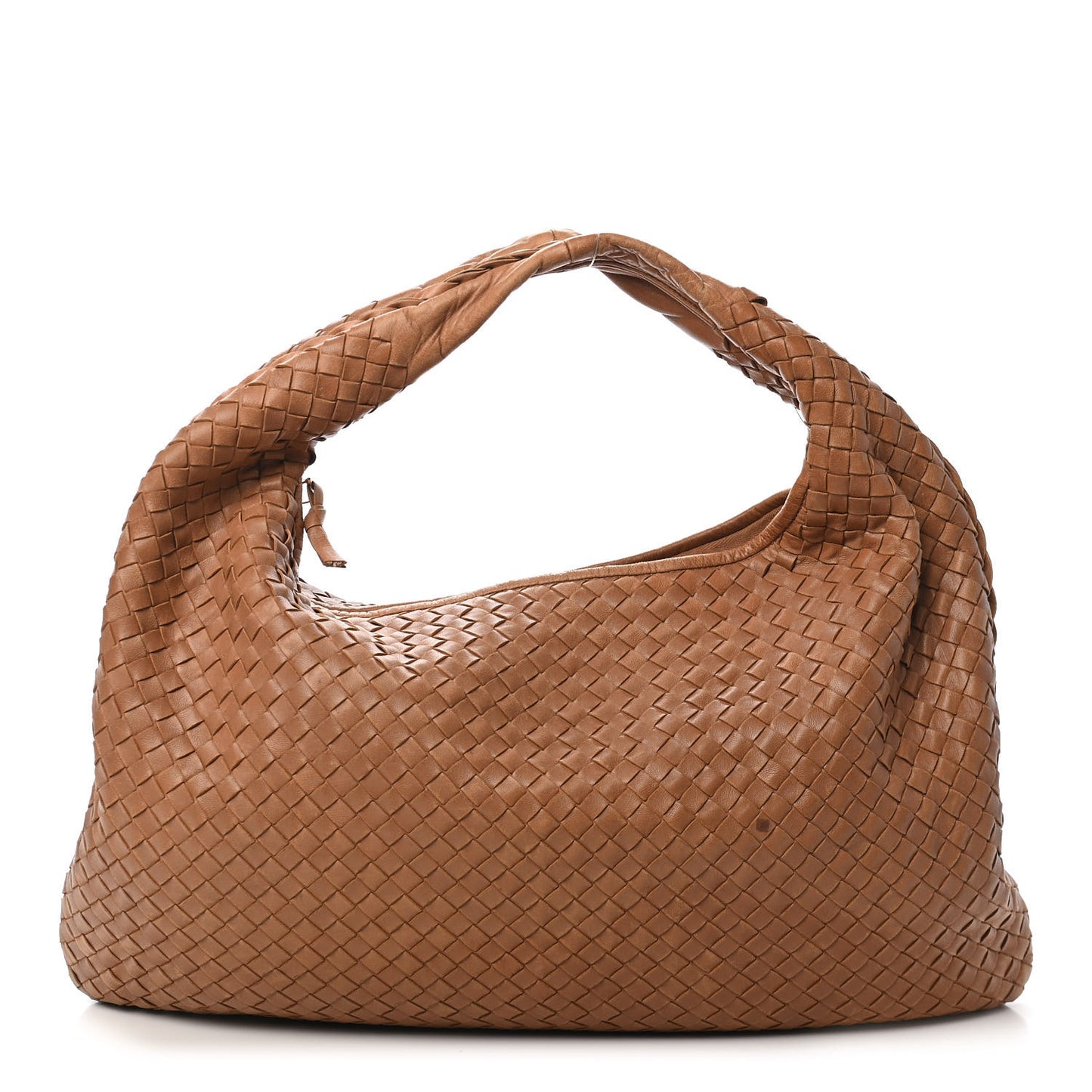 Nappa Intrecciato Large Veneta Hobo Maple