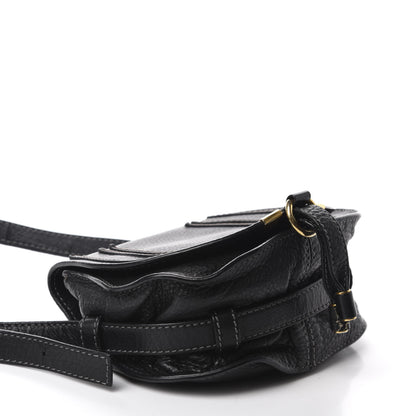 Chloe Calfskin Mini Marcie Round Crossbody Bag Black 4 of 11