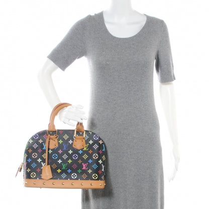 Louis Vuitton Monogram Multicolor Alma Black 2 of 7