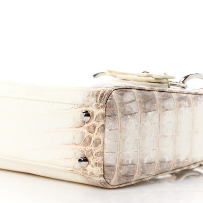 Christian Dior Niloticus Crocodile Himalaya Mini Lady Dior White 10 of 11