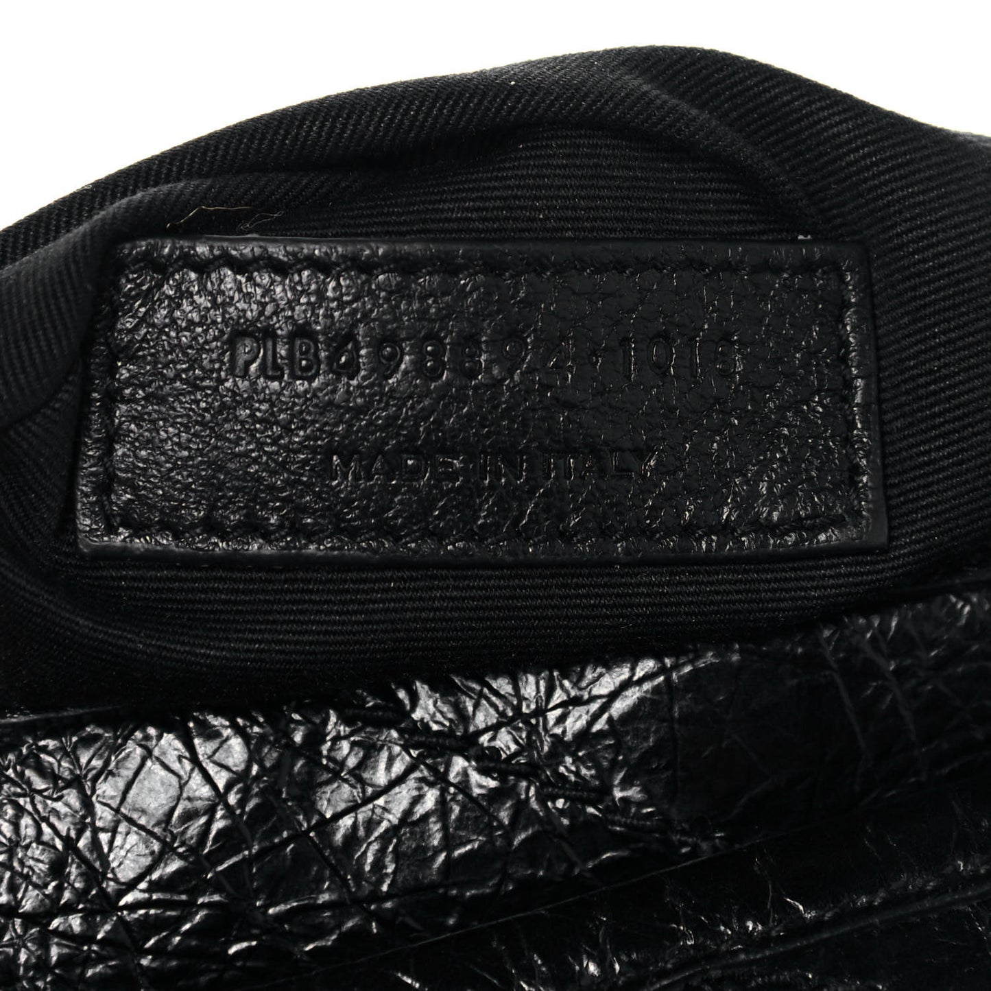 Crinkled Calfskin Matelasse Monogram Medium Niki Chain Satchel Black