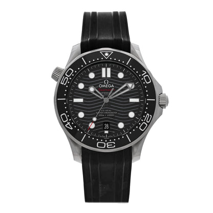 Omega Stainless Steel Rubber 42mm Seamaster Diver 300M Co-Axial Master Chronometer Automatic Watch Black 210.32.42.20.01.001 1 of 4