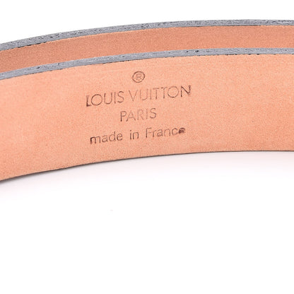 Louis Vuitton Calfskin Bow Belt 90 36 White 6 of 6