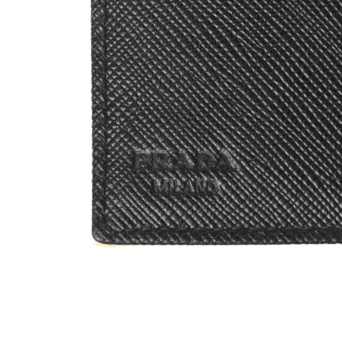 Tessuto Nylon Saffiano Tri-Fold Compact Wallet Lavanda