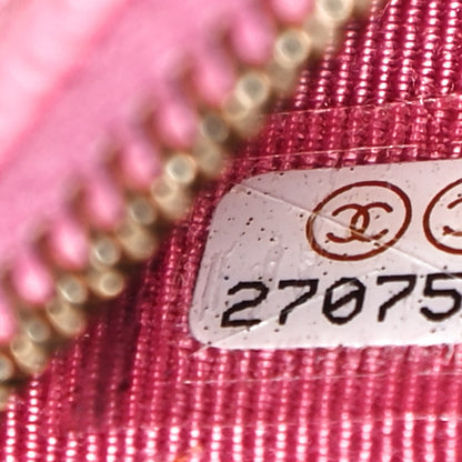 Chanel Caviar Quilted Classic Zip Pouch Pink 7 of 12