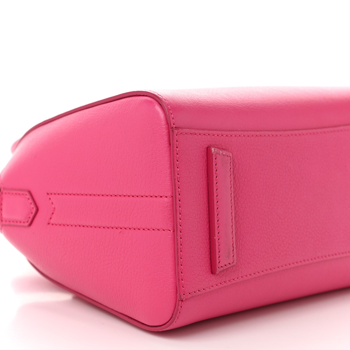 Sugar Goatskin Mini Antigona Neon Pink