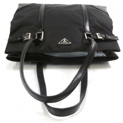 Prada Nylon Tessuto Vitello Tote Nero 6 of 10