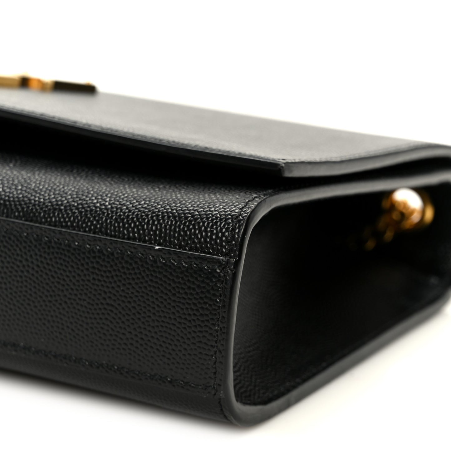 Grain De Poudre Medium Classic Monogram Kate Satchel Black