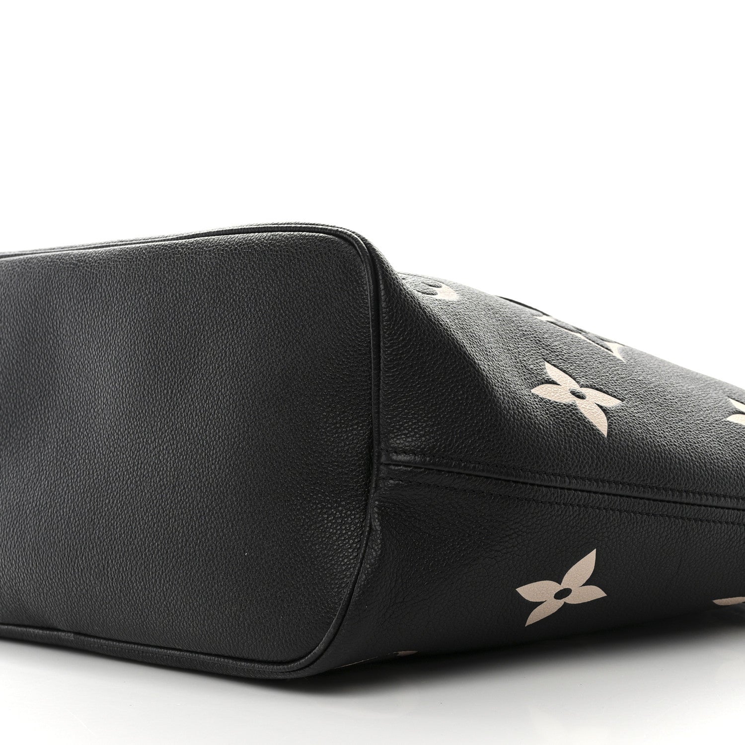 Louis Vuitton Empreinte Monogram Giant Neverfull MM Black Beige 10 of 10