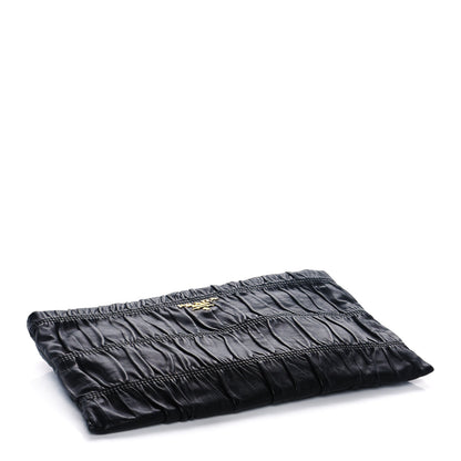 Prada Nappa Gaufre Clutch Nero Black 4 of 11