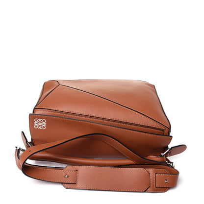 Loewe Calfskin Medium Puzzle Bag Tan 10 of 12