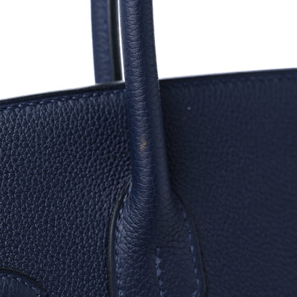 Hermes Togo Birkin 30 Bleu Nuit 12 of 13