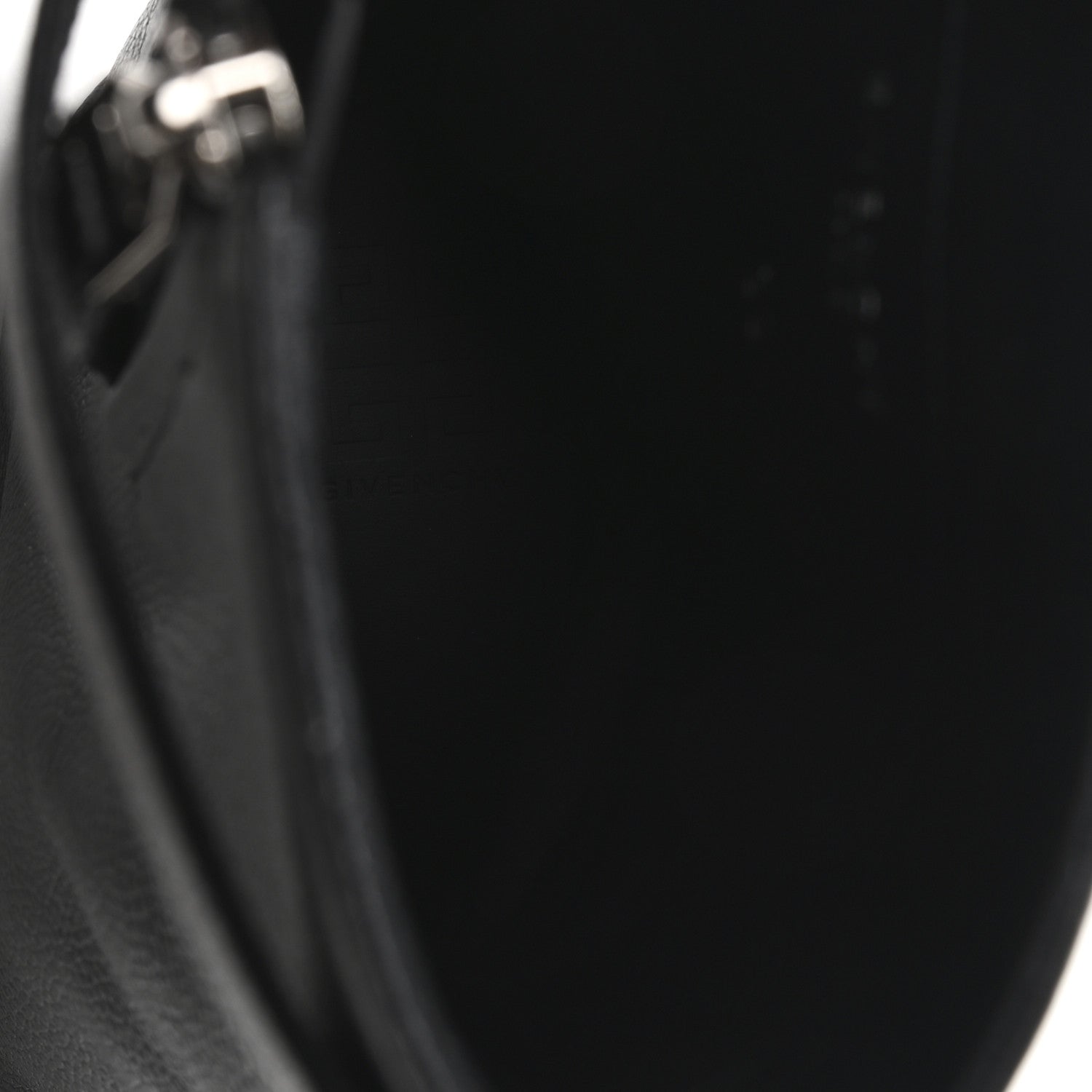 Givenchy Grained Calfskin Shark Lock Biker Ankle Boots 38 Black 9 of 10