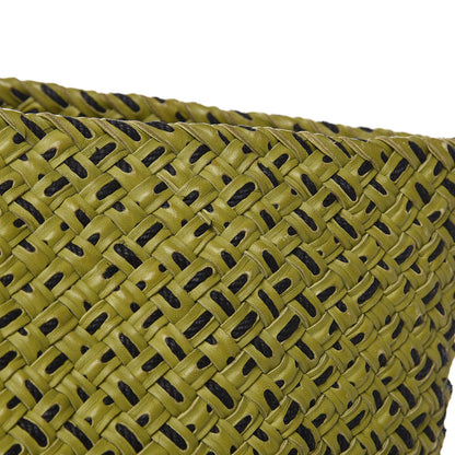 Bottega Veneta Nappa Intrecciato Large Cabat Green Black 13 of 17