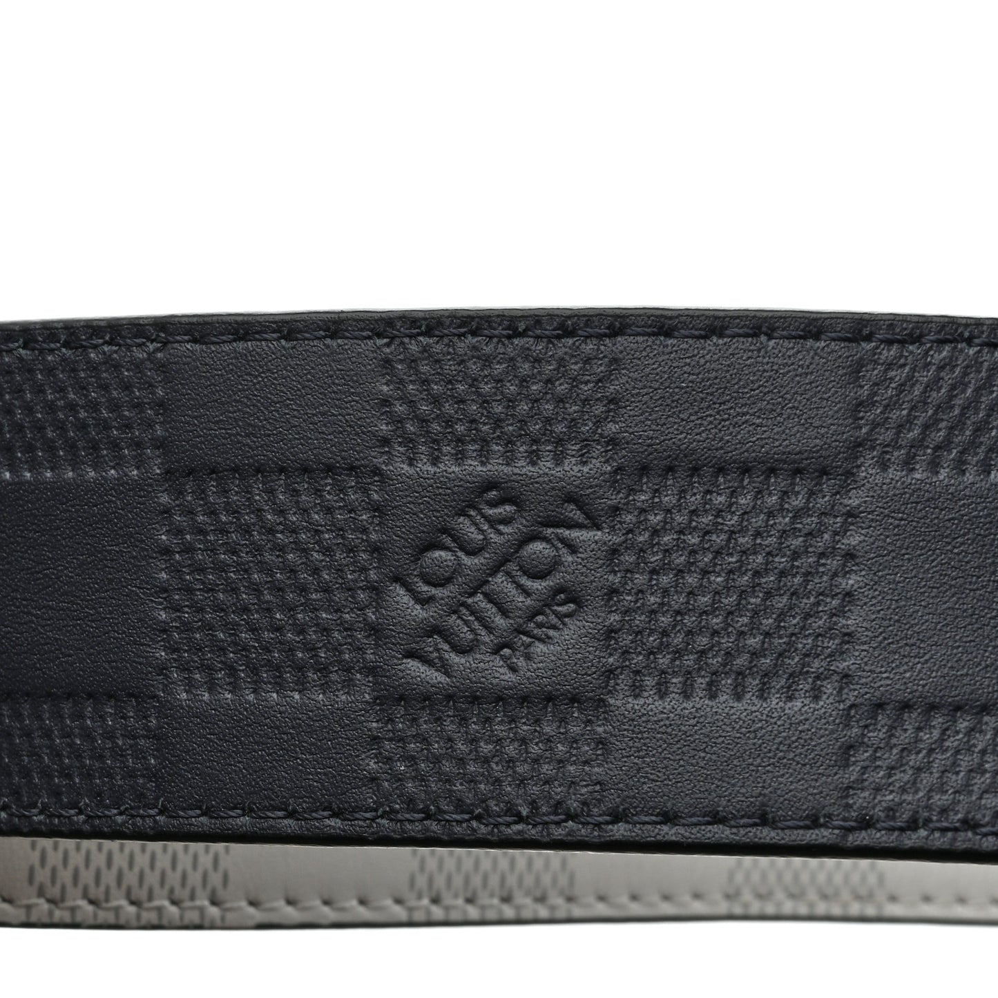 Damier Graphite Damier Infini 40mm LV Initiales Reversible Belt 95 38 Gray Black