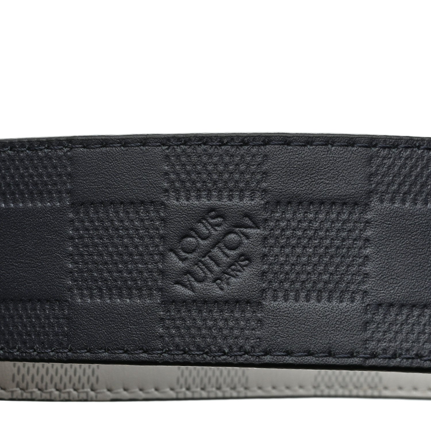 Louis Vuitton Damier Graphite Damier Infini 40mm LV Initiales Reversible Belt 95 38 Gray Black 4 of 7