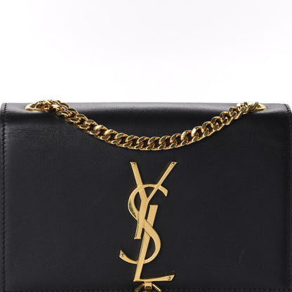 Saint Laurent Calfskin Small Classic Monogram Kate Tassel Satchel Black 10 of 10