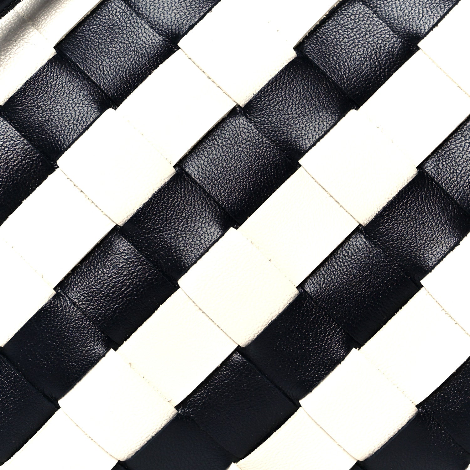 Bottega Veneta Nappa Intrecciato Striped Concert Pouch Space Chalk 9 of 12