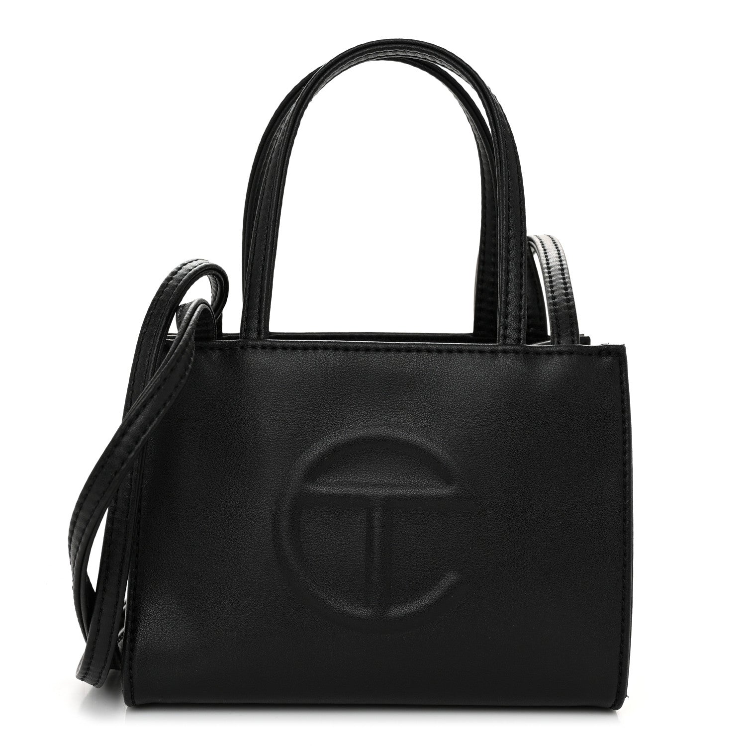 Telfar Vegan Leather Small Shopping Bag Black 1 of 9