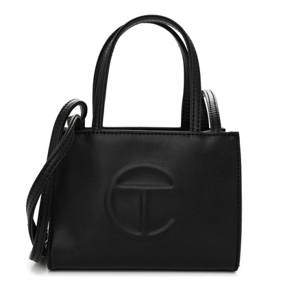 Telfar Vegan Leather Small Shopping Bag Black 1 of 9