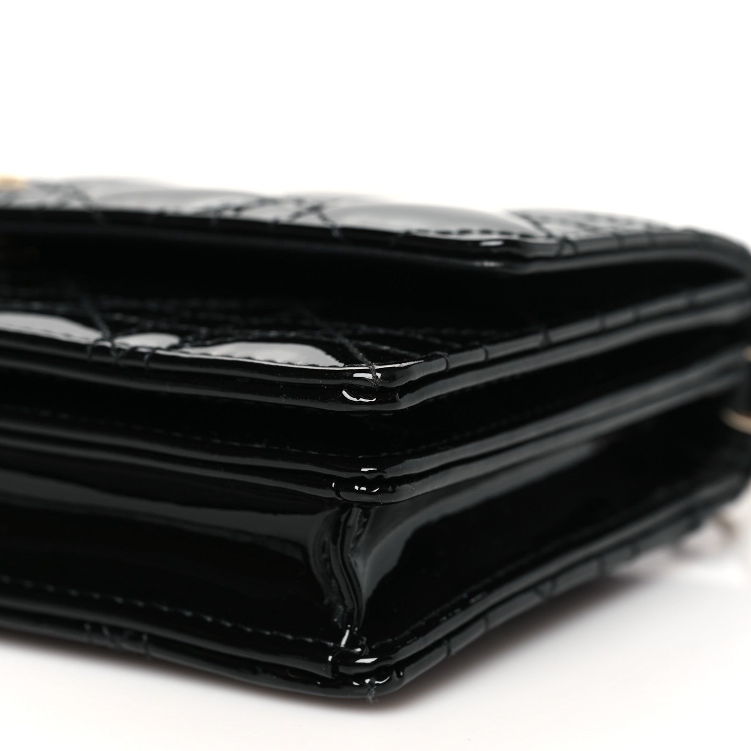 Christian Dior Patent Cannage Mini My Dior Bag Black 10 of 10