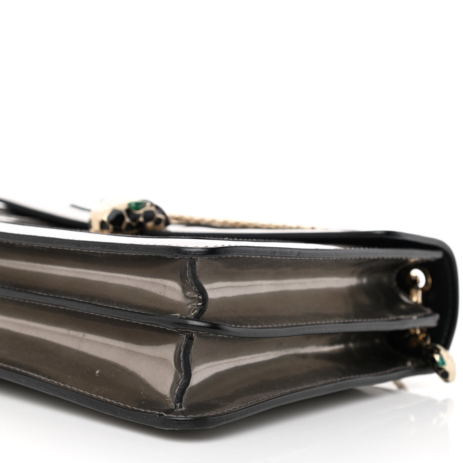 Bulgari Metallic Serpenti Forever Shoulder Bag Silver 9 of 9