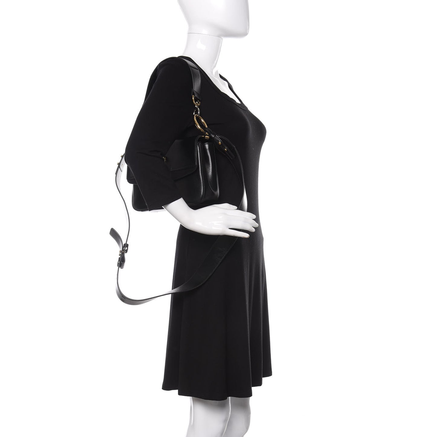 Calfskin Small C Double Carry Black