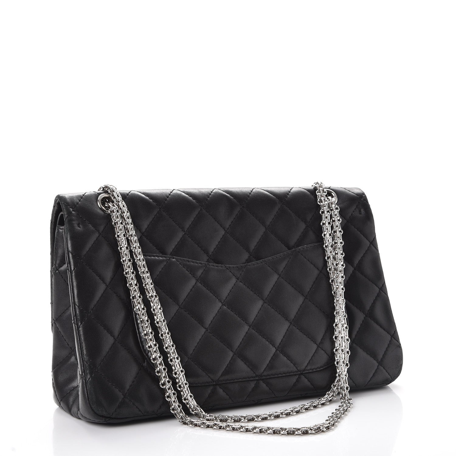 Chanel Lambskin Quilted 2.55 Reissue 227 Flap Black 3 of 10