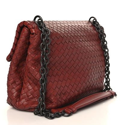 Bottega Veneta Nappa Intrecciato Large Olimpia Bag Rust 2 of 7