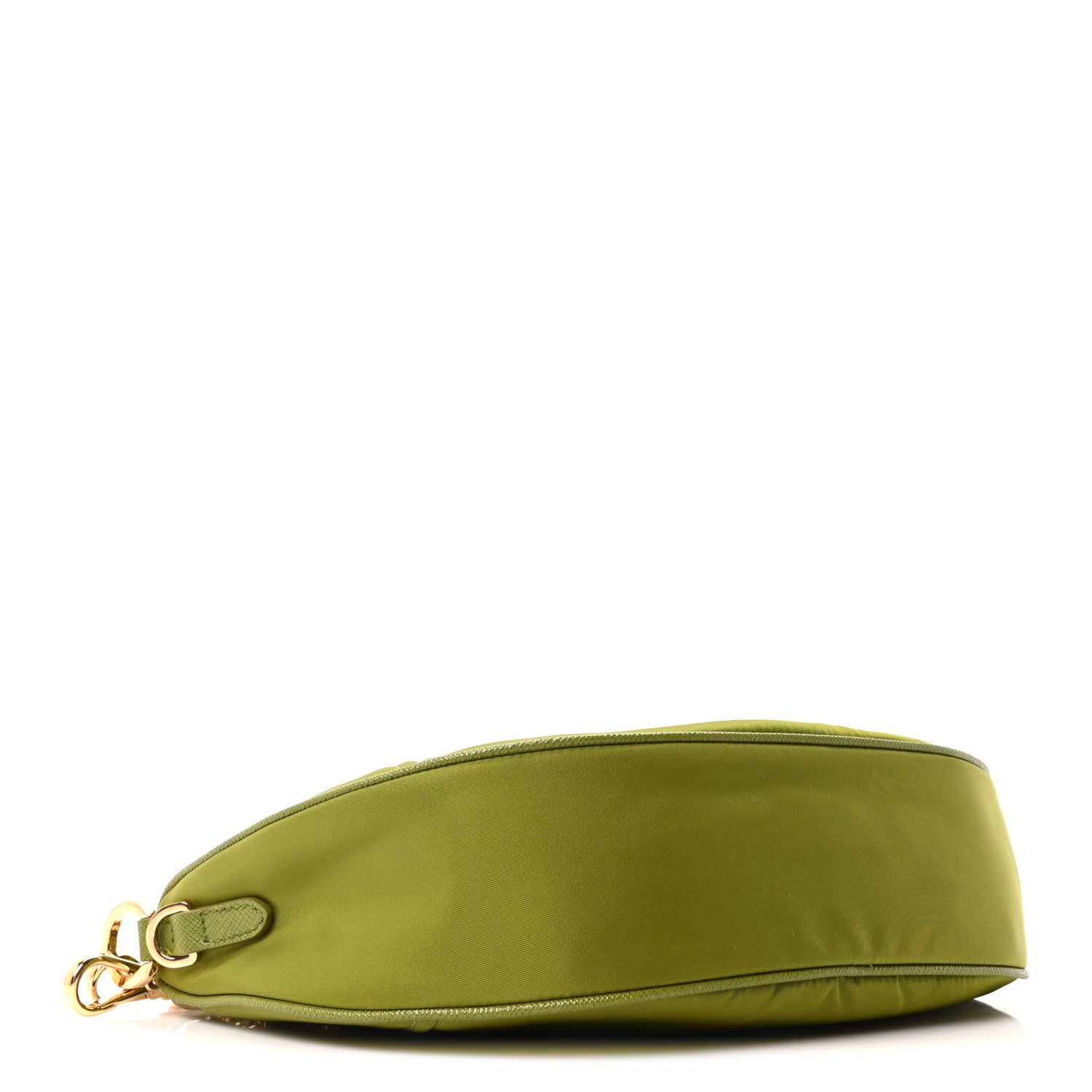 Prada Re-Nylon Saffiano Demi-lune Shoulder Bag Edera 7 of 19