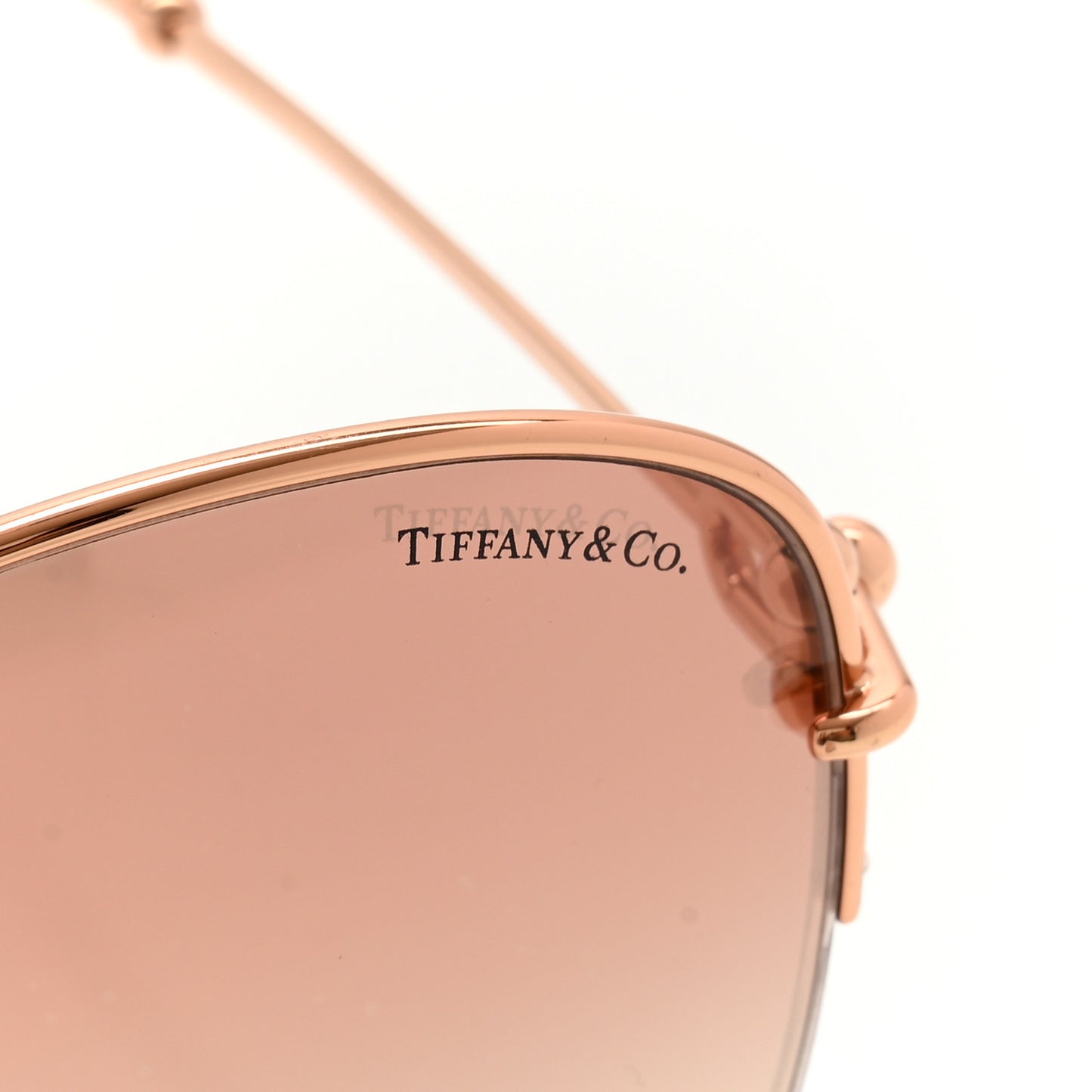 Metal TF3082 Round Sunglasses Rose Gold