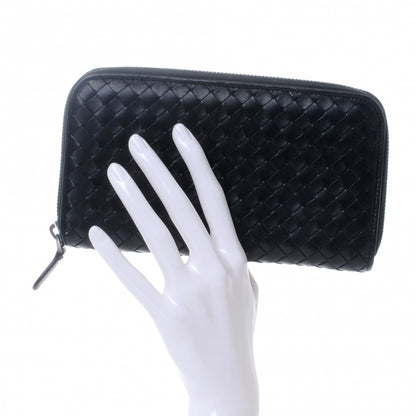 Bottega Veneta Nappa Intrecciato Zip Around Wallet Black 2 of 8