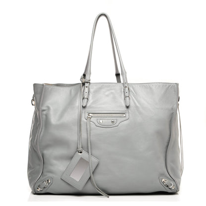 Balenciaga Veau Papier A4 Zip Around Tote Grey 1 of 12