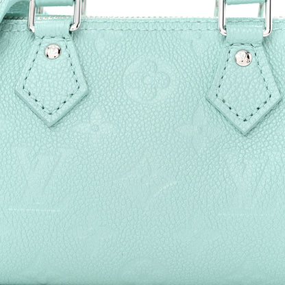 Louis Vuitton Empreinte Monogram Nano Speedy Pearly Lagoon Turquoise 7 of 10