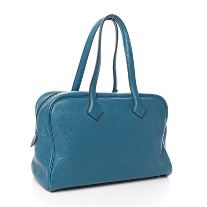 Hermes Taurillon Clemence Victoria II 35 Bleu Izmir 3 of 15
