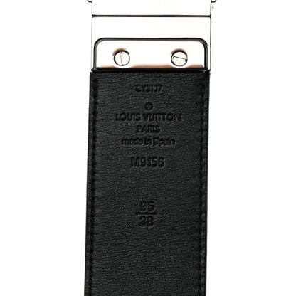 Louis Vuitton Damier Graphite Calfskin Belt 95 38 Black 5 of 7