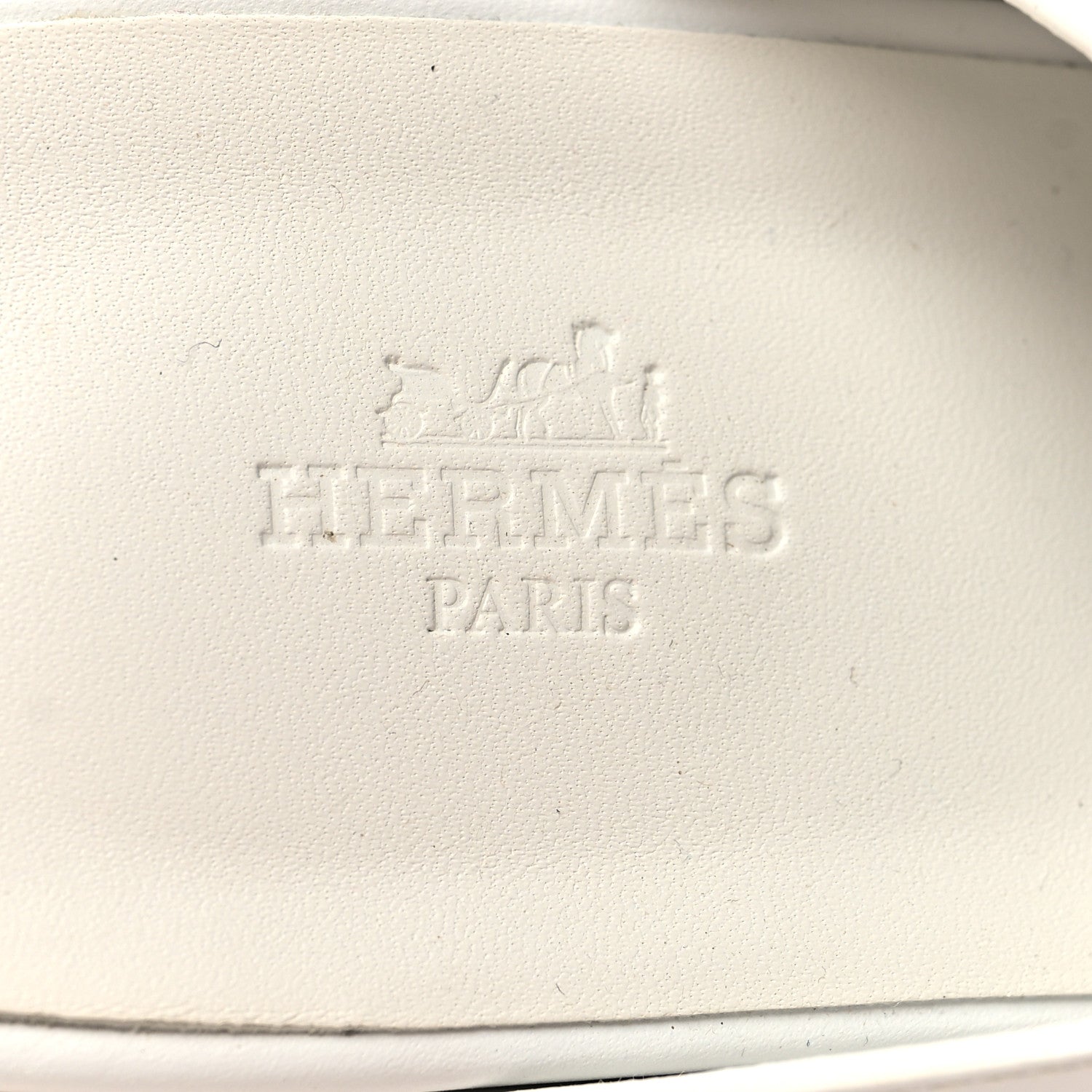 Hermes Calfskin Beechwood Earth Mules 37 White 8 of 8