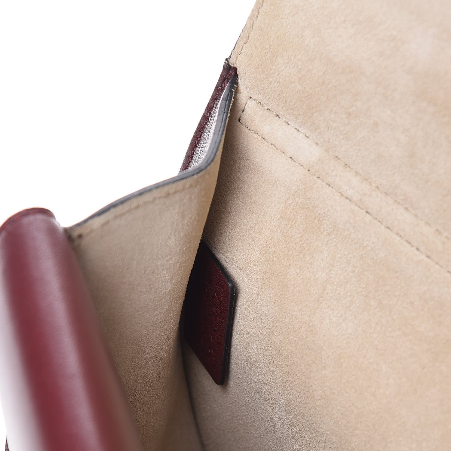 Chloe Calfskin Georgia Crossbody Bag Bordeaux 8 of 15
