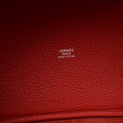 Hermes Taurillon Clemence Picotin Lock 18 PM Rouge De Coeur 5 of 10