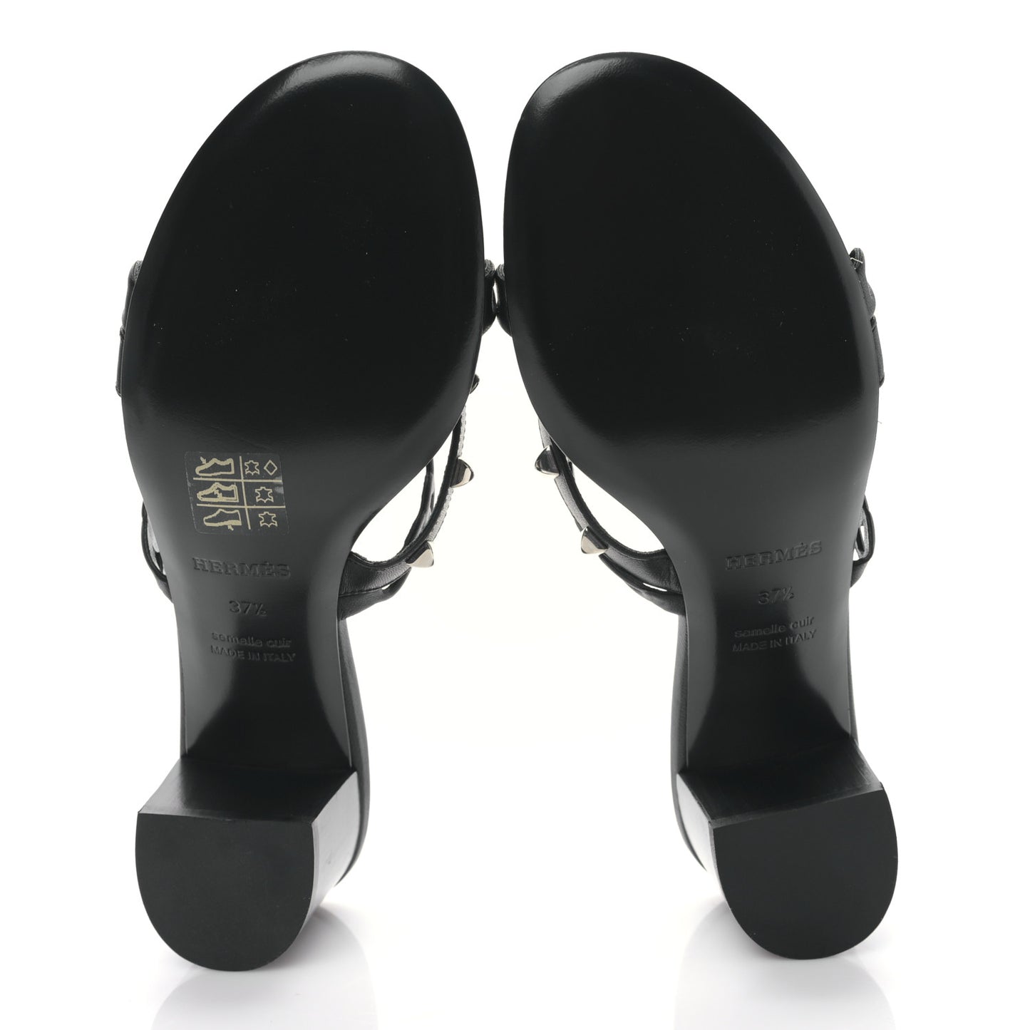 Nappa Ajaccio Sandals 37.5 Black
